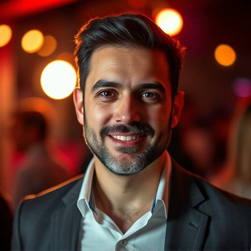 Retrato de Pedro Almeida, fotógrafo de eventos do estüdio Luz & Foco
